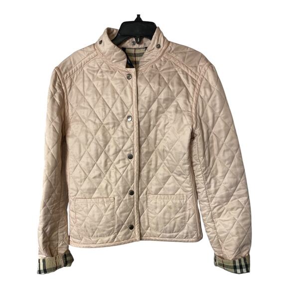 Burberry Pink Quilted Jacket - Picture 2 of 10